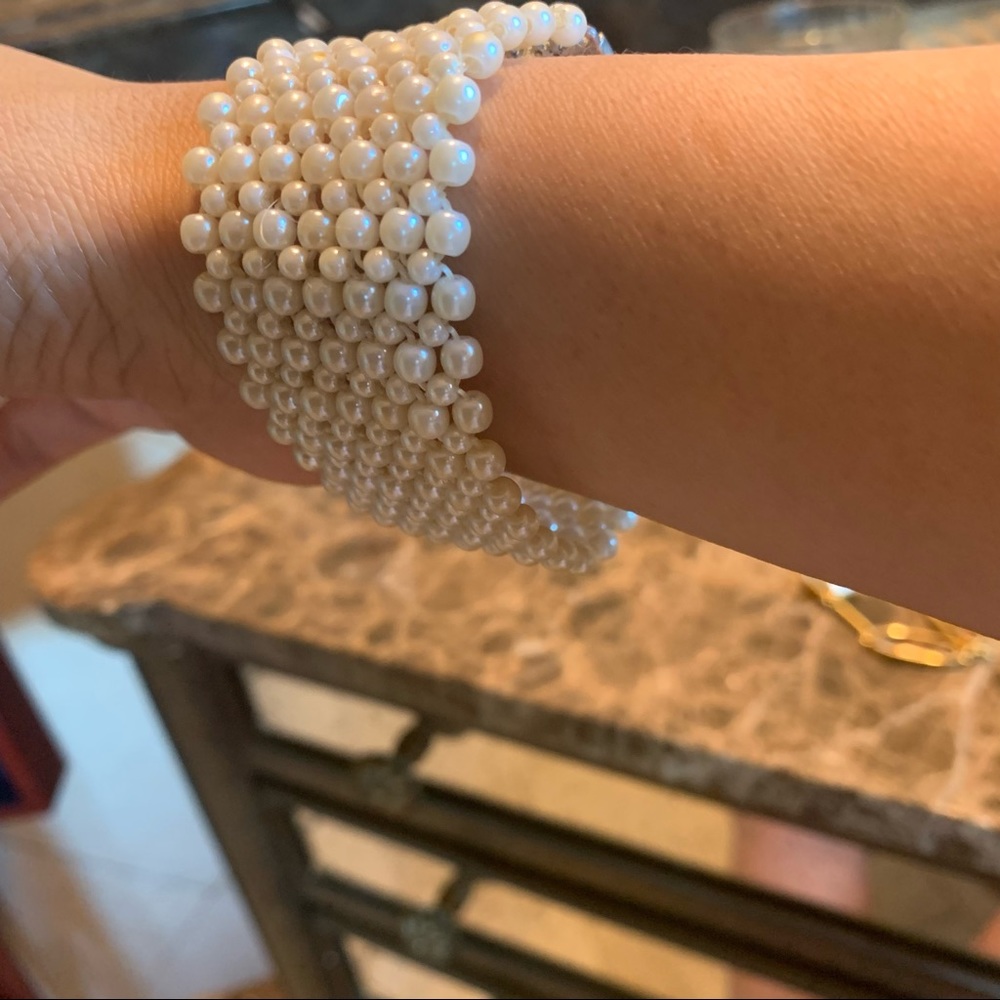 Vintage Jennie B quartz stainless steel watch bracelet - Picture 2 of 6